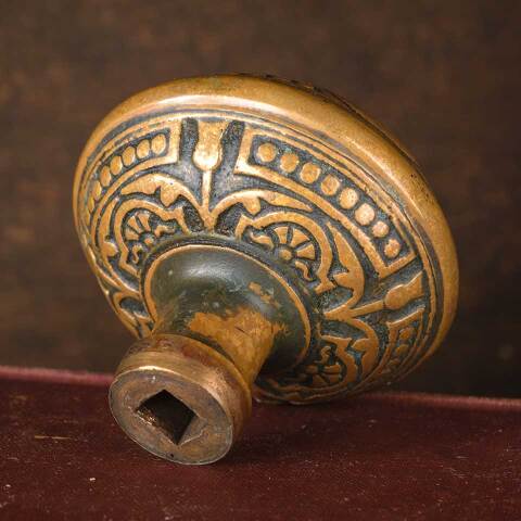 #52929 Antique Brass Corbin Doorknob Hardware image 5