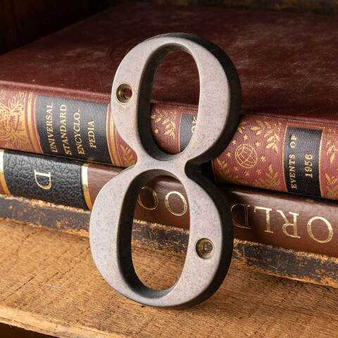 #52941 Salvaged Vintage Brass Address Number image 7