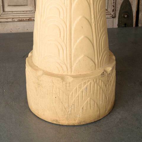 #52948 21" Terra Cotta Garden Birdbath Pedestal Base image 4