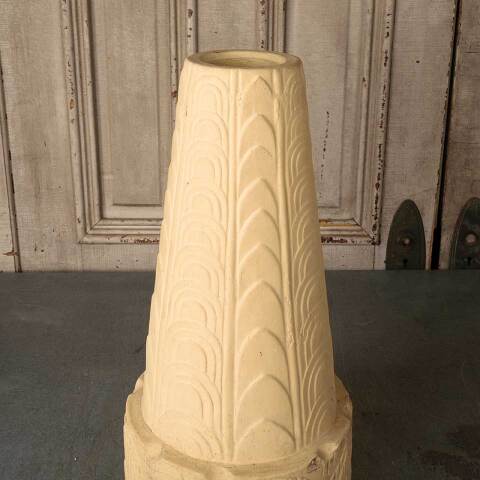 #52948 21" Terra Cotta Garden Birdbath Pedestal Base image 3