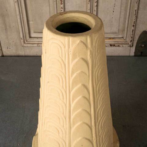 #52948 21" Terra Cotta Garden Birdbath Pedestal Base image 2