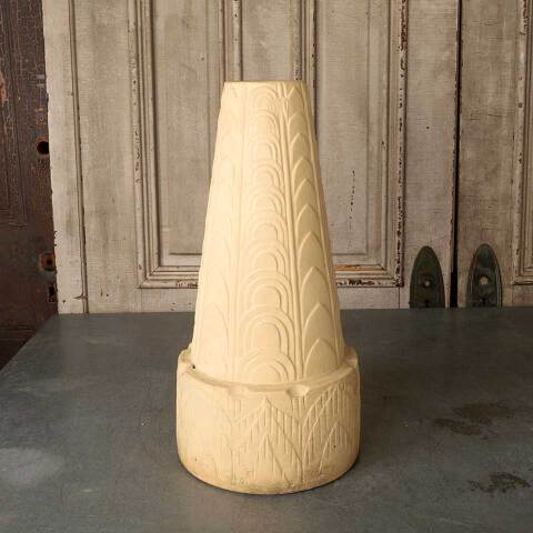 #52948 21" Terra Cotta Garden Birdbath Pedestal Base image 5