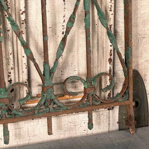 #52951 Antique Wrought Iron Window Guard Panel image 3