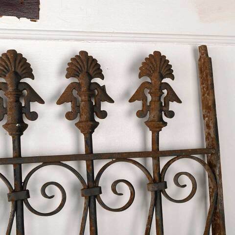 #52961 Antique Wrought Iron Window Guard Panel image 7