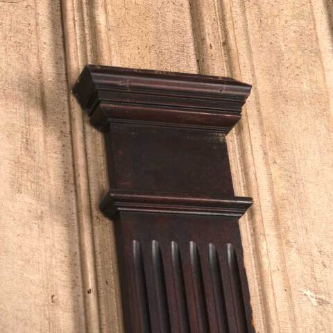 #52969 Antique Fluted Wood Column Pilaster Trim image 2