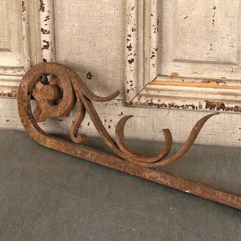 #52981 Salvaged Antique Wrought Iron Ornament image 7