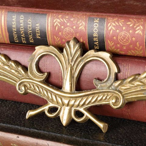 #52994 Antique Cast Brass Furniture Appliqué image 3