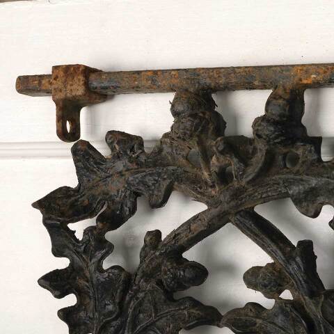 #53137 Salvaged Vintage Cast Iron Railing Panel image 2