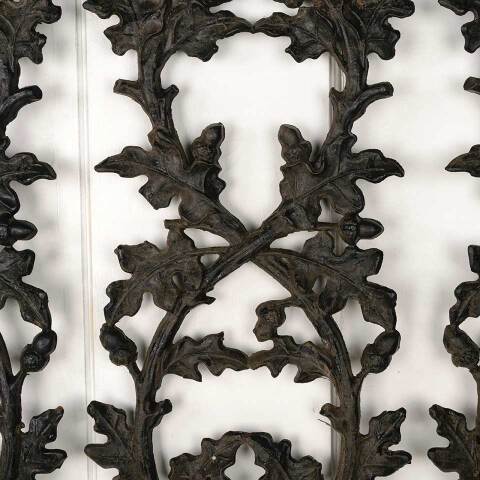 #53137 Salvaged Vintage Cast Iron Railing Panel image 4