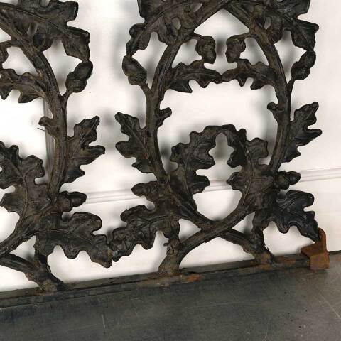 #53137 Salvaged Vintage Cast Iron Railing Panel image 5