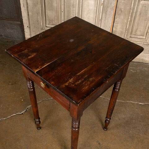 #53183 Antique Wood Side Table Night Stand image 7