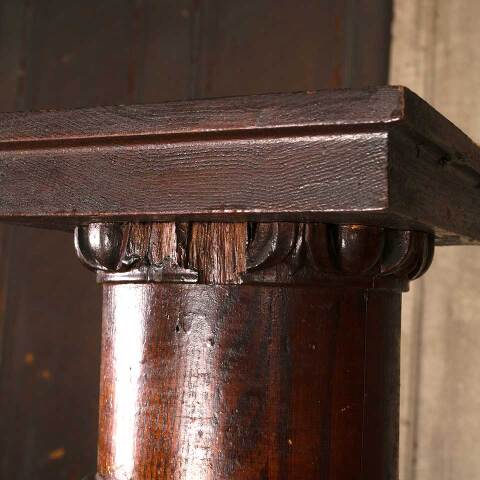 #53361 Antique Fluted Tapered Oak Interior Columns image 5