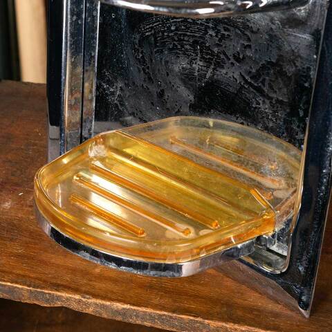 #53413 Vintage Chrome Concealed Toothbrush Holder image 4