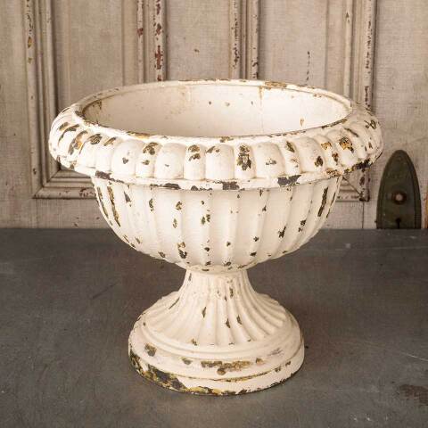 #53532 16" Painted Cast Iron Garden Planter Urn image 6