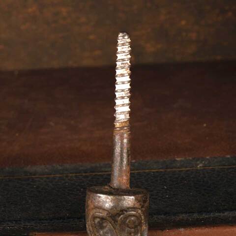 #53591 Antique Ornate Cast Iron Chandelier Hook image 5