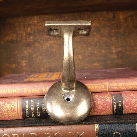 #53667 Salvaged Brass Staircase Handrail Bracket image 4