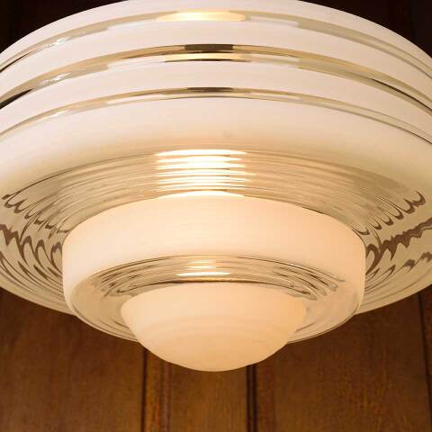 #53682 14x40 Salvaged Retro Pendant Light Fixture image 6