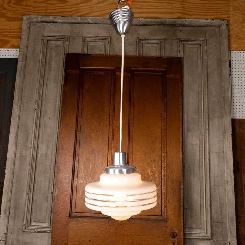 #53683 14x40 Salvaged Retro Pendant Light Fixture image 3