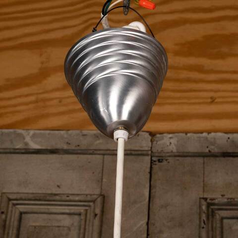 #53683 14x40 Salvaged Retro Pendant Light Fixture image 4