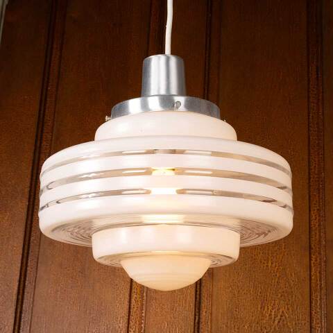 #53683 14x40 Salvaged Retro Pendant Light Fixture image 5