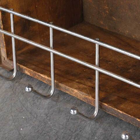 #53781 Over The Door Chrome Hat & Coat Rack image 2