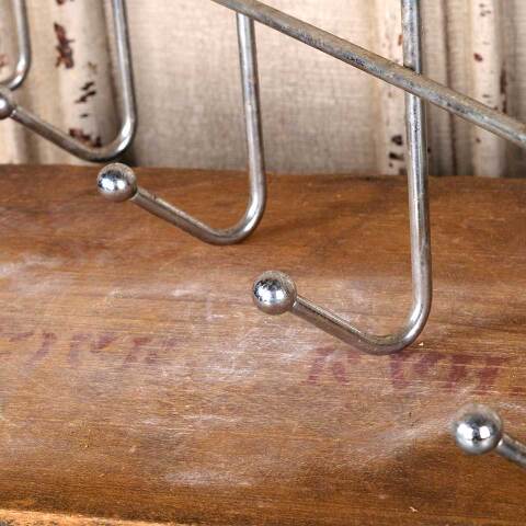 #53781 Over The Door Chrome Hat & Coat Rack image 6