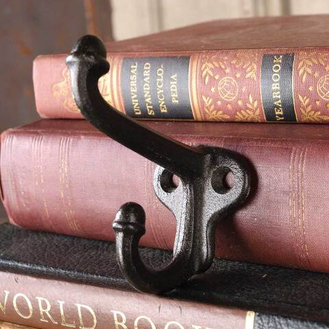 #53833 3" Antique Cast Iron Coat & Hat Hook image 4