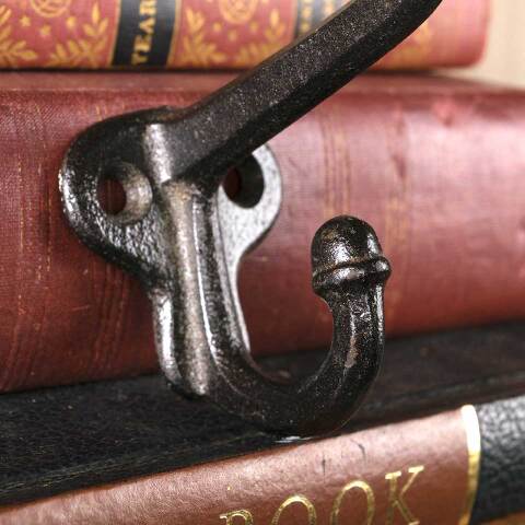 #53833 3" Antique Cast Iron Coat & Hat Hook image 5