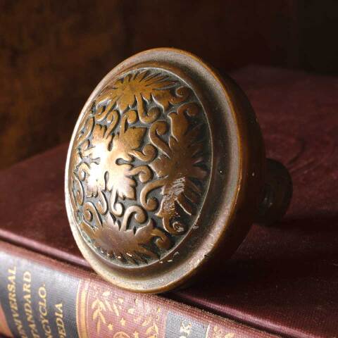 #53839 Antique Brass Reading Montello Doorknob image 2