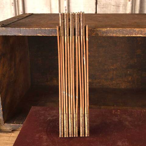 #53895 Antique Folding Wood Carpenter's Ruler image 6