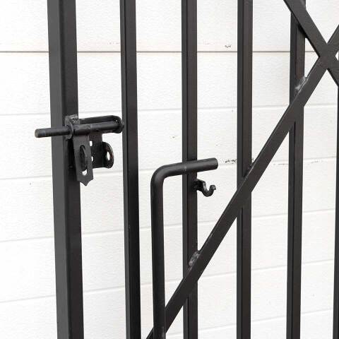 #53953 39x82 Large Salvaged Iron Gate image 4