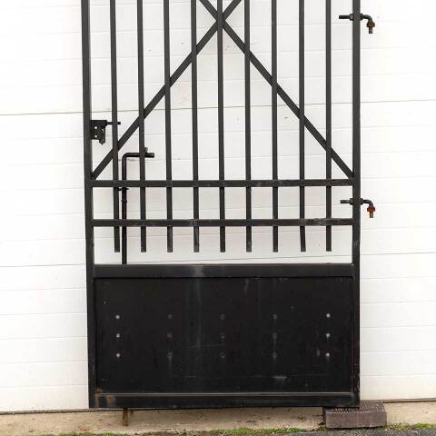 #53956 42x94 Large Salvaged Iron Gate image 7