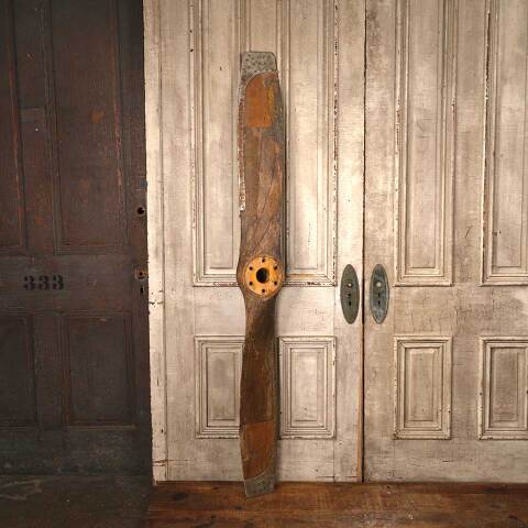 #53977 Antique Wood Airplane Propellor Prop image 5