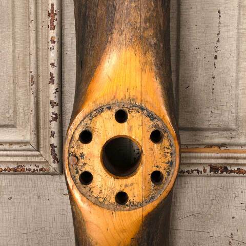 #53977 Antique Wood Airplane Propellor Prop image 3