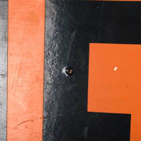 #53983 32x48 Vintage MEN AT WORK Wall Sign image 7