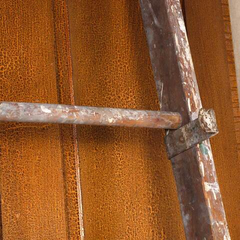 #54049 20x94 Antique Eight Rung Wood Ladder image 5