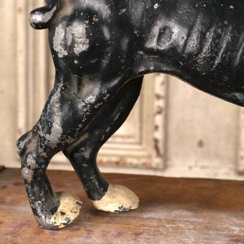 #54072 Antique Cast Iron Boston Terrier Door Stop image 3