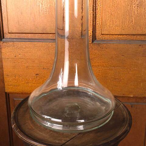 #54076 Vintage Tall Hand Blown Glass Vase image 7