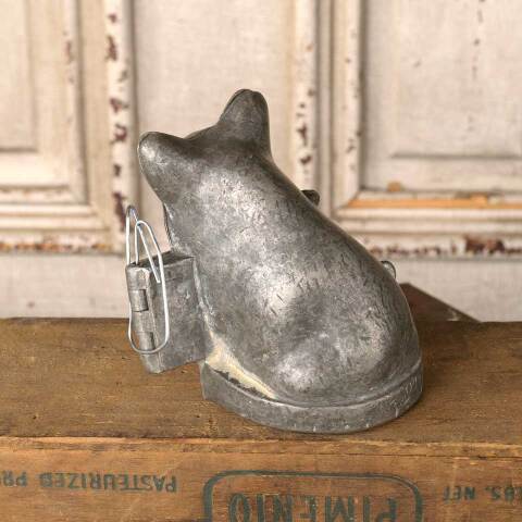 #54077 Vintage Cast Pewter Pig Chocolate Mold image 5