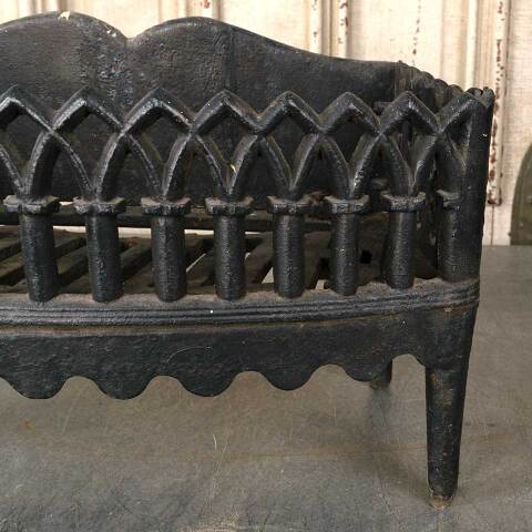 #54093 Antique Cast Iron Fireplace Log Holder image 8