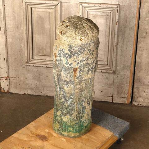 #54108 Vintage Cast Concrete Bust Garden Statue image 6