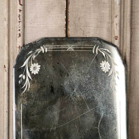 #54109 12x18 Antique Beveled Glass Wall Mirror image 2