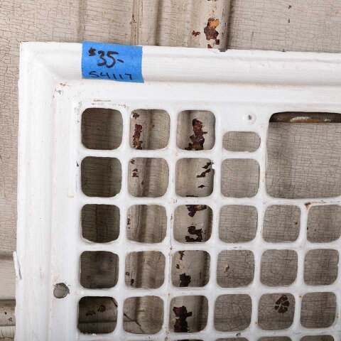 #54117 9x11 Antique Wall Heat Grate Vent Cover image 3