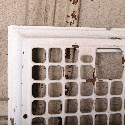 #54118 9x11 Antique Wall Heat Grate Vent Cover image 3