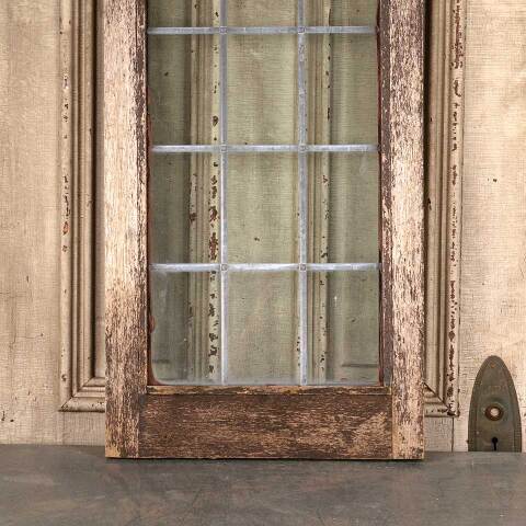 #54122 18x35 Antique Leaded Glass Window image 3