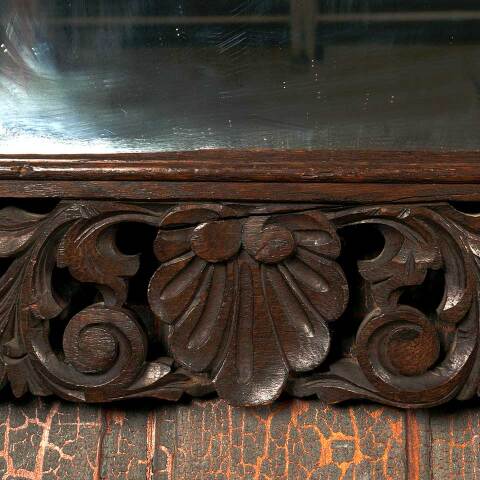 #54125 24x32 Ornate Carved Wood Wall Mirror image 7