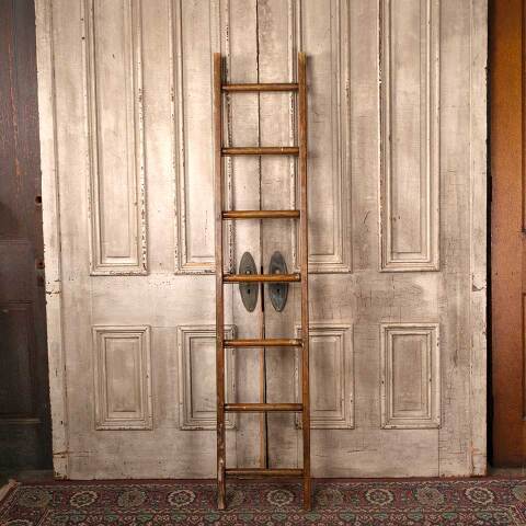 #54129 Antique Wood Seven Rung Ladder image 4