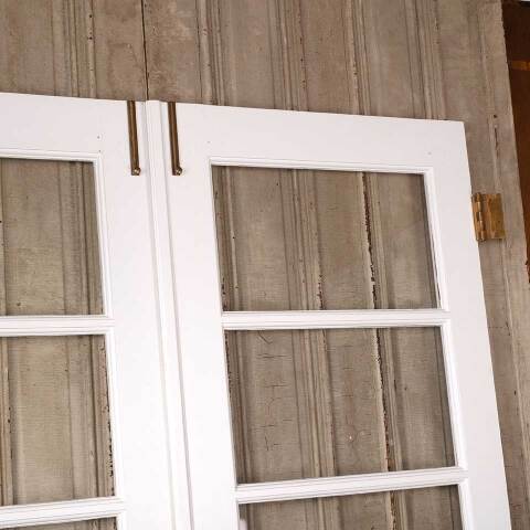 #54145 59x79 Salvaged Vintage 5 Lite French Doors image 2