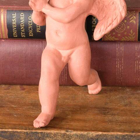 #54146 Terra Cotta Cherub Ornament image 4
