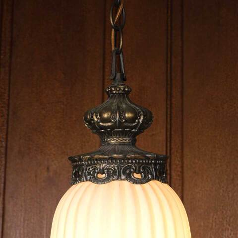 #54168 Vintage Single Bulb Pendant Light Fixture image 2